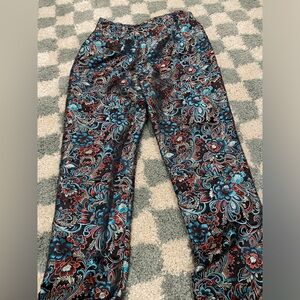 Jacquard multicolor dress pants
